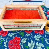 Palm House Mahjong Storage Case - The Pink Pineapple 850
