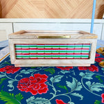Palm House Mahjong Storage Case - The Pink Pineapple 850
