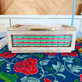 Palm House Mahjong Storage Case - The Pink Pineapple 850
