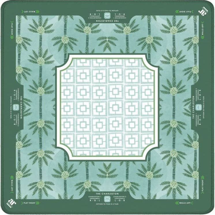 Palm Springs Mahjong Mat - The Pink Pineapple 850