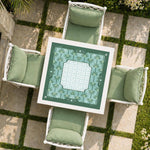 Palm Springs Mahjong Mat - The Pink Pineapple 850