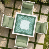 Palm Springs Mahjong Mat - The Pink Pineapple 850