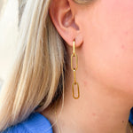 Paperclip Earrings - The Pink Pineapple 850