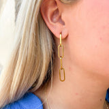 Paperclip Earrings - The Pink Pineapple 850