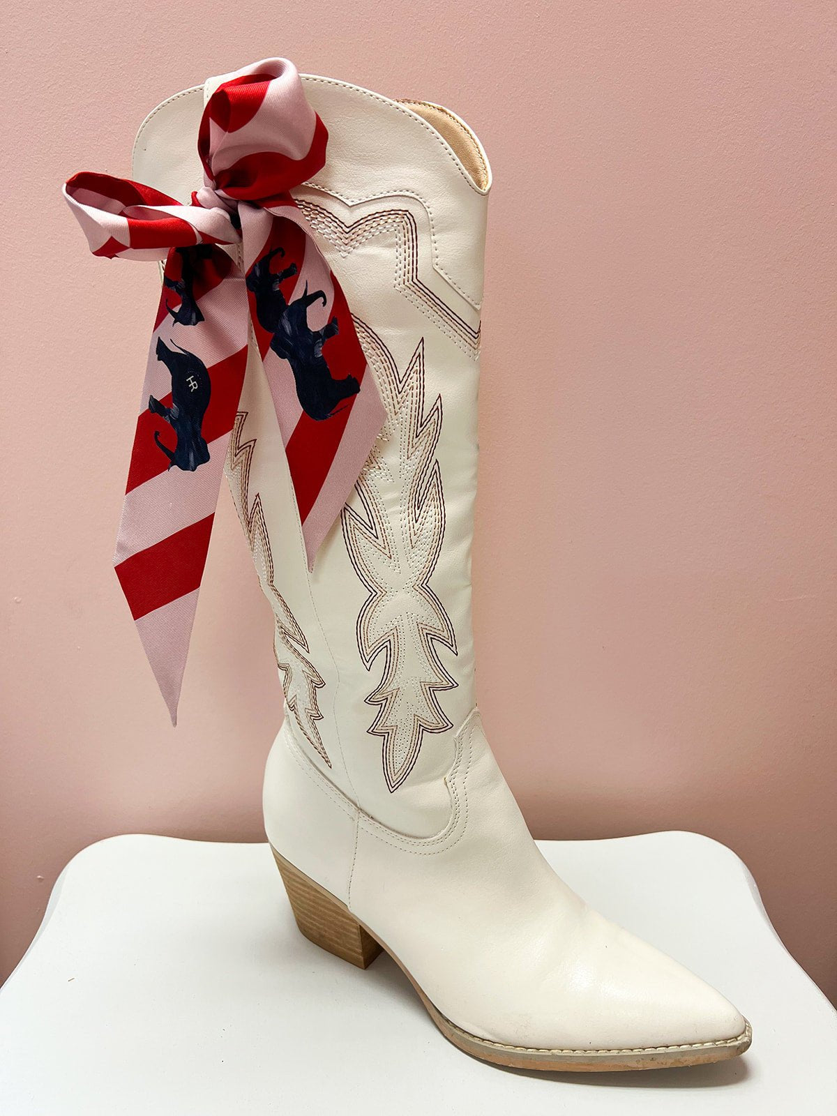 Parade & Stripes Skinny Scarf - The Pink Pineapple 850