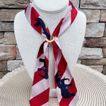Parade & Stripes Skinny Scarf - The Pink Pineapple 850