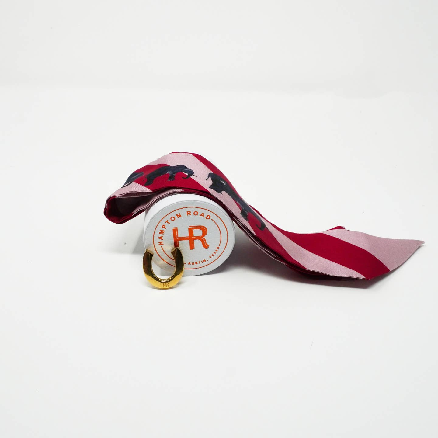 Parade & Stripes Skinny Scarf - The Pink Pineapple 850