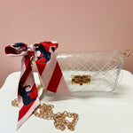 Parade & Stripes Skinny Scarf - The Pink Pineapple 850