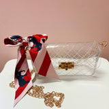 Parade & Stripes Skinny Scarf - The Pink Pineapple 850