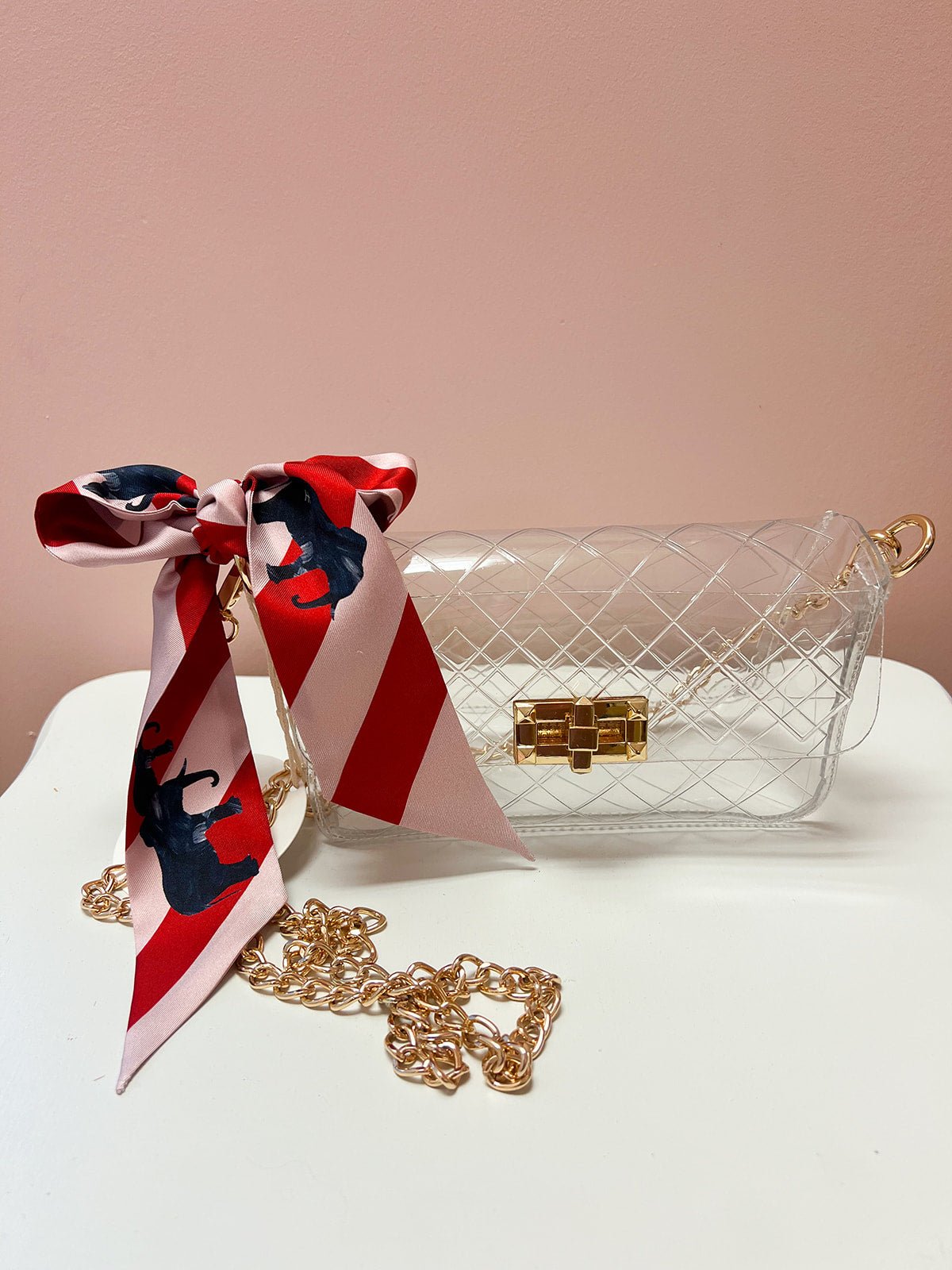 Parade & Stripes Skinny Scarf - The Pink Pineapple 850