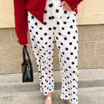 Parisian Poise Polka Dot Pants - The Pink Pineapple 850