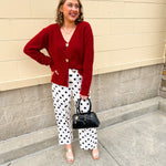 Parisian Poise Polka Dot Pants - The Pink Pineapple 850