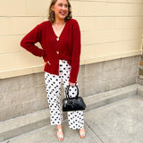 Parisian Poise Polka Dot Pants - The Pink Pineapple 850