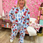 Pastel Bloom Fleece - Lined Slippers - The Pink Pineapple 850