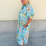 Pastel Garden Midi Dress - The Pink Pineapple 850