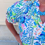 Pastel Garden Smocked Blouse - The Pink Pineapple 850