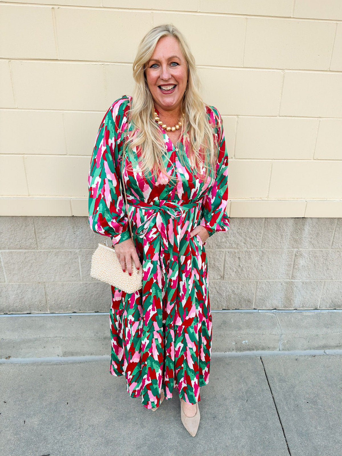 Pearl Glow Beaded Clutch - The Pink Pineapple 850