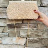 Pearl Glow Beaded Clutch - The Pink Pineapple 850