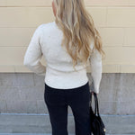 Pearl Grace Ribbed Knit Top - The Pink Pineapple 850