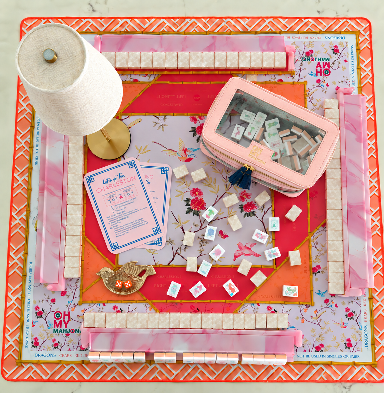 Pearlescent Goldie Songbird Tablescape Bundle - The Pink Pineapple 850