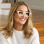 [Peepers] Bernadette Readers in White / Tokyo Tortoise - The Pink Pineapple 850