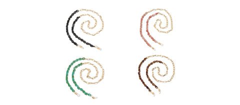 Peepers Colorblock Link Eyeglasses Chain - The Pink Pineapple 850