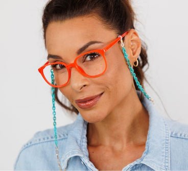 Peepers Colorblock Link Eyeglasses Chain - The Pink Pineapple 850