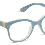 Peepers Flower Child Light Blue Reading Glasses - The Pink Pineapple 850