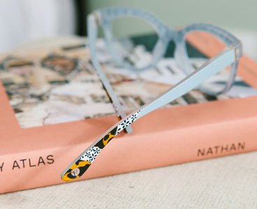 Peepers Flower Child Light Blue Reading Glasses - The Pink Pineapple 850