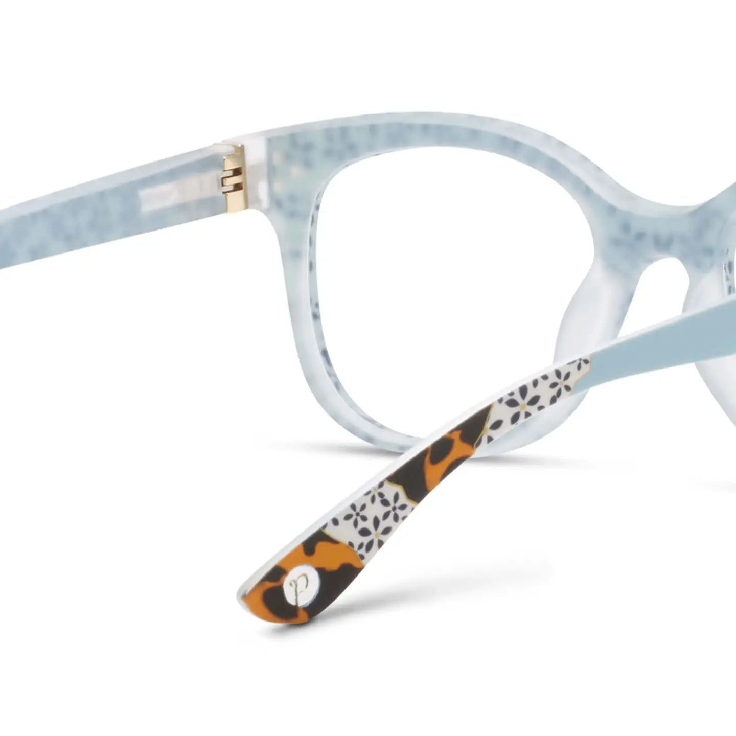 Peepers Flower Child Light Blue Reading Glasses - The Pink Pineapple 850
