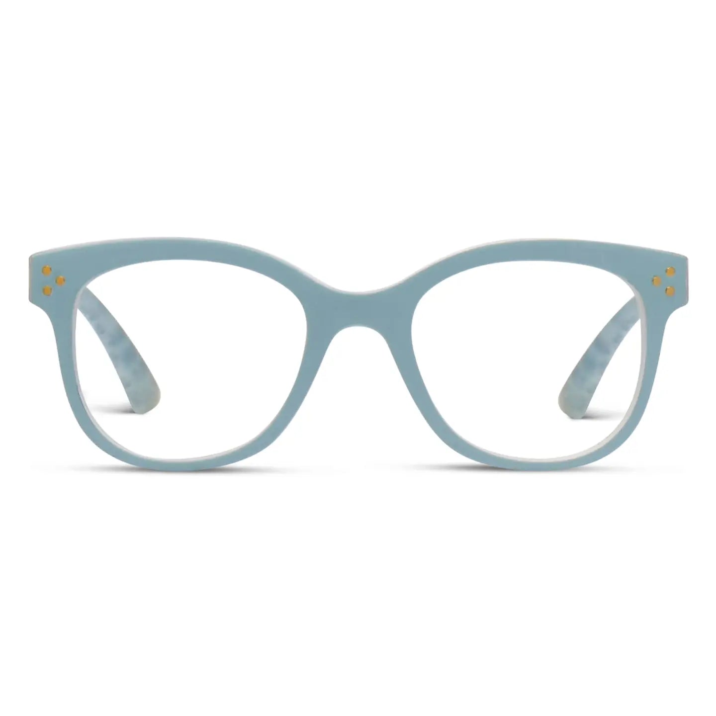 Peepers Flower Child Light Blue Reading Glasses - The Pink Pineapple 850