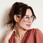 Peepers Georgia Tan Marble/Gold Reading Glasses - The Pink Pineapple 850