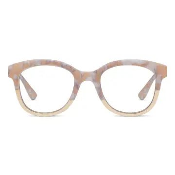 Peepers Georgia Tan Marble/Gold Reading Glasses - The Pink Pineapple 850