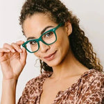 Peepers Poppy Teal Reading Glasses - The Pink Pineapple 850