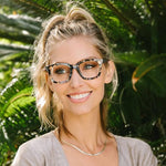 Peepers To The Max Blue Quartz Reading Glasses - The Pink Pineapple 850