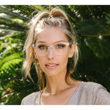 Peepers To The Max Clear Lens Reading Glasses - The Pink Pineapple 850