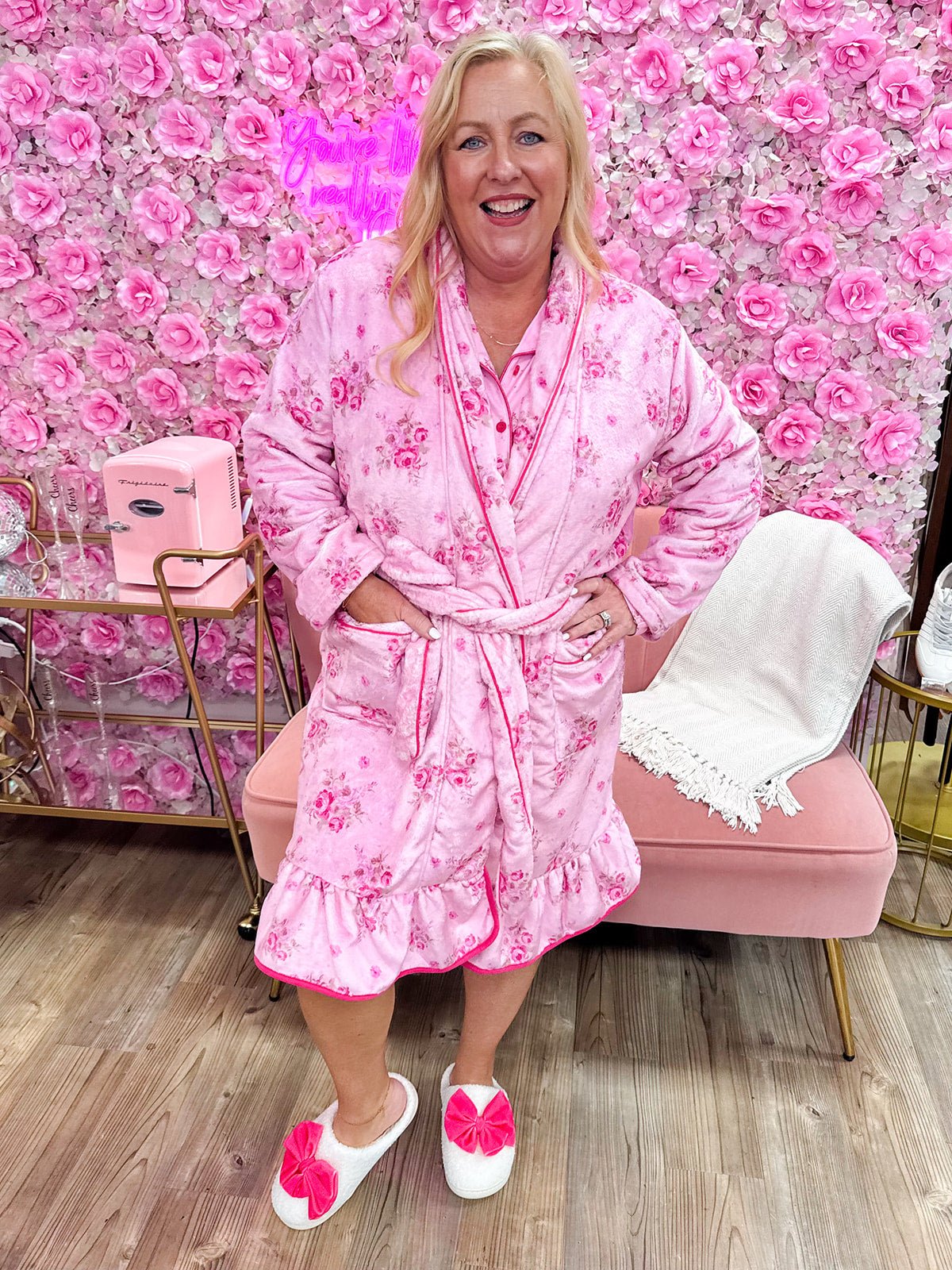 Petal & Bow Spa Headband - The Pink Pineapple 850