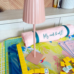 Petal Glow Fluted Cordless Pink Lamp - The Pink Pineapple 850