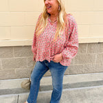 Petal Picnic Tie - Neck Top - The Pink Pineapple 850