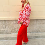 Petal Play Floral Textured Top - The Pink Pineapple 850