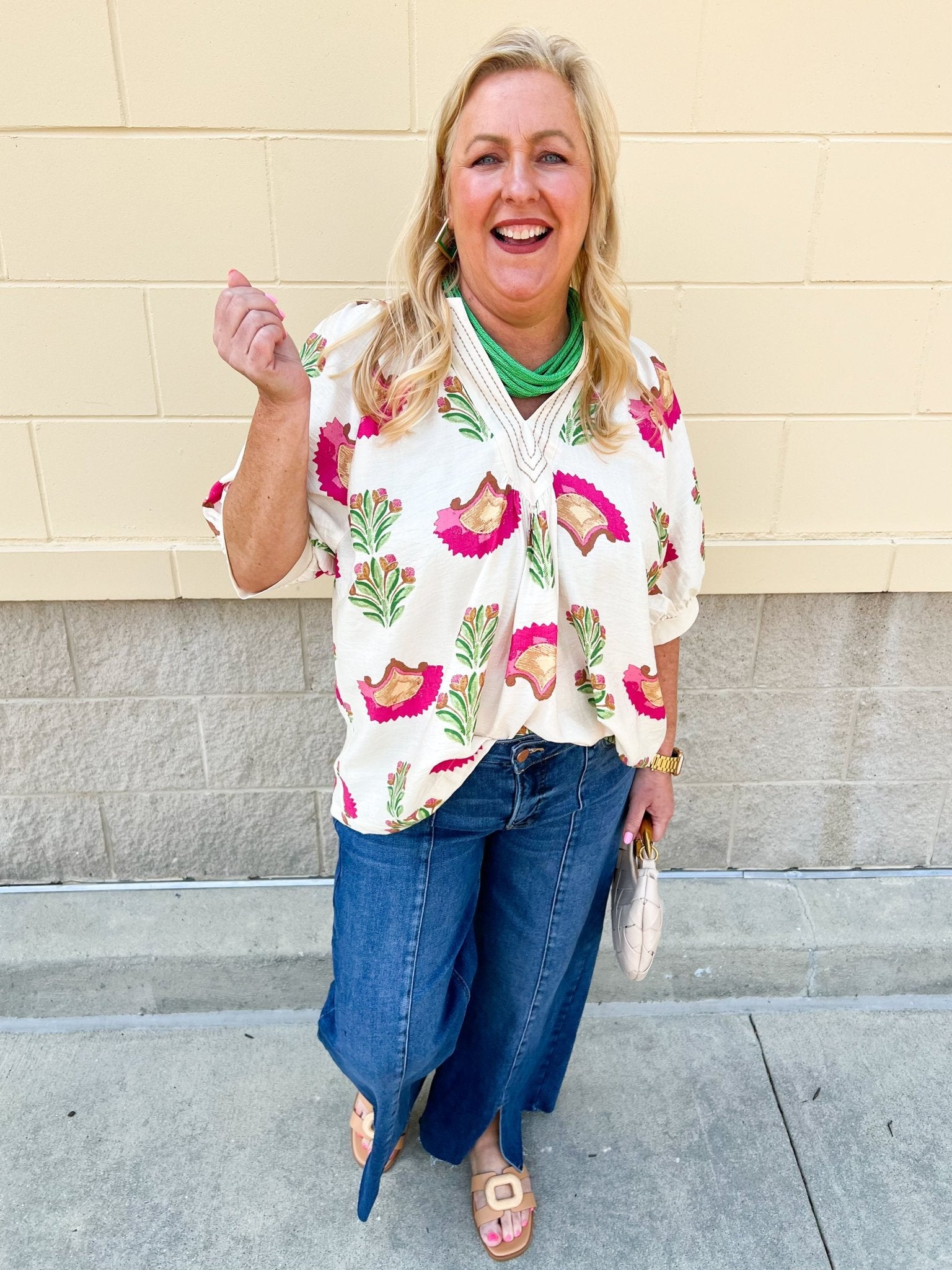 Petals & Breeze Blouse - The Pink Pineapple 850