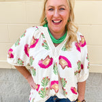 Petals & Breeze Blouse - The Pink Pineapple 850