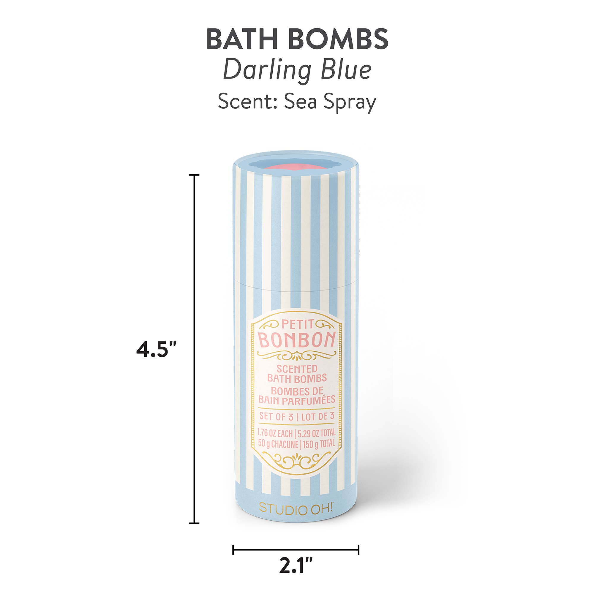 [Petit Bon Bon] Darling Blue Bath Bombs - The Pink Pineapple 850