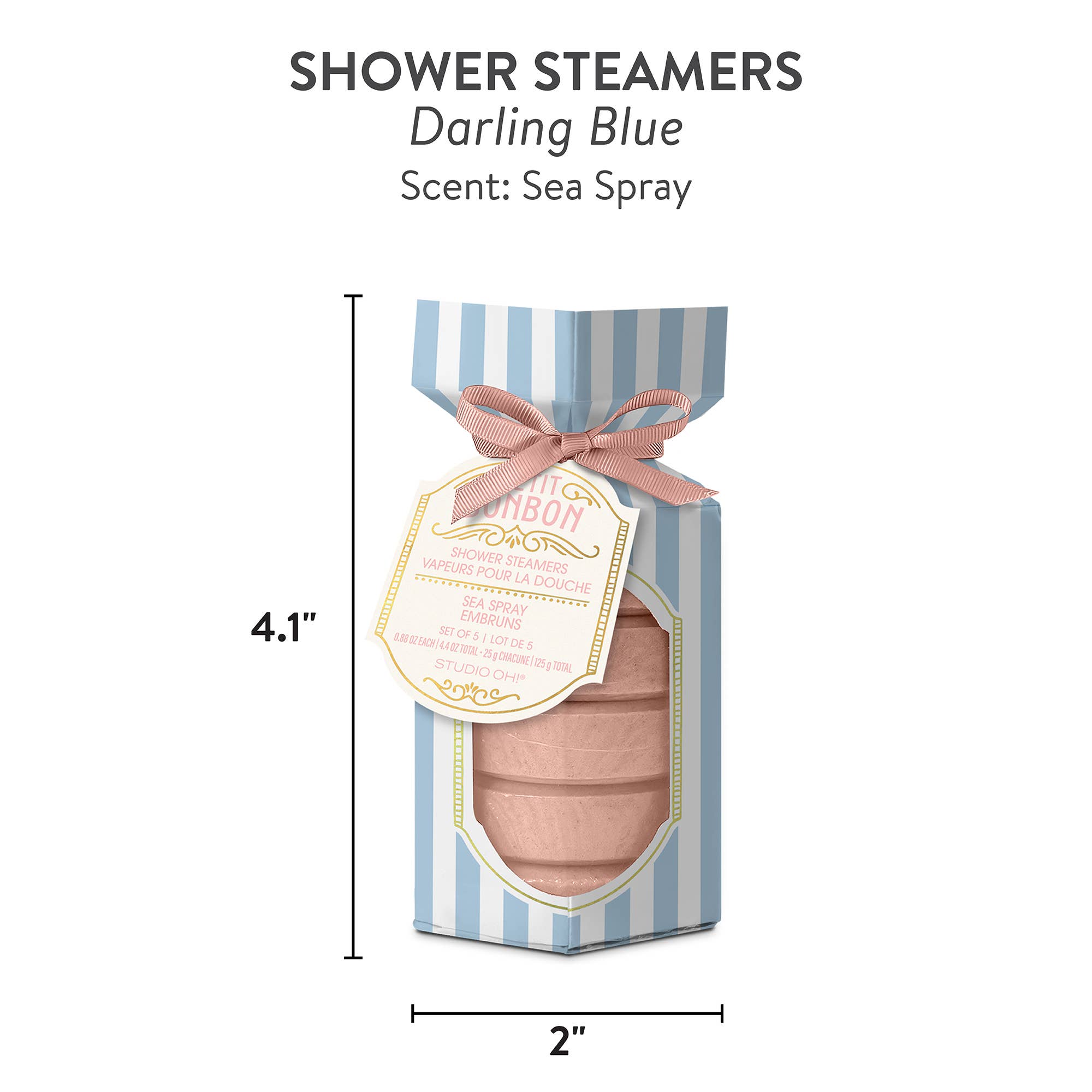 [Petit Bon Bon] Darling Blue Shower Steamers - The Pink Pineapple 850