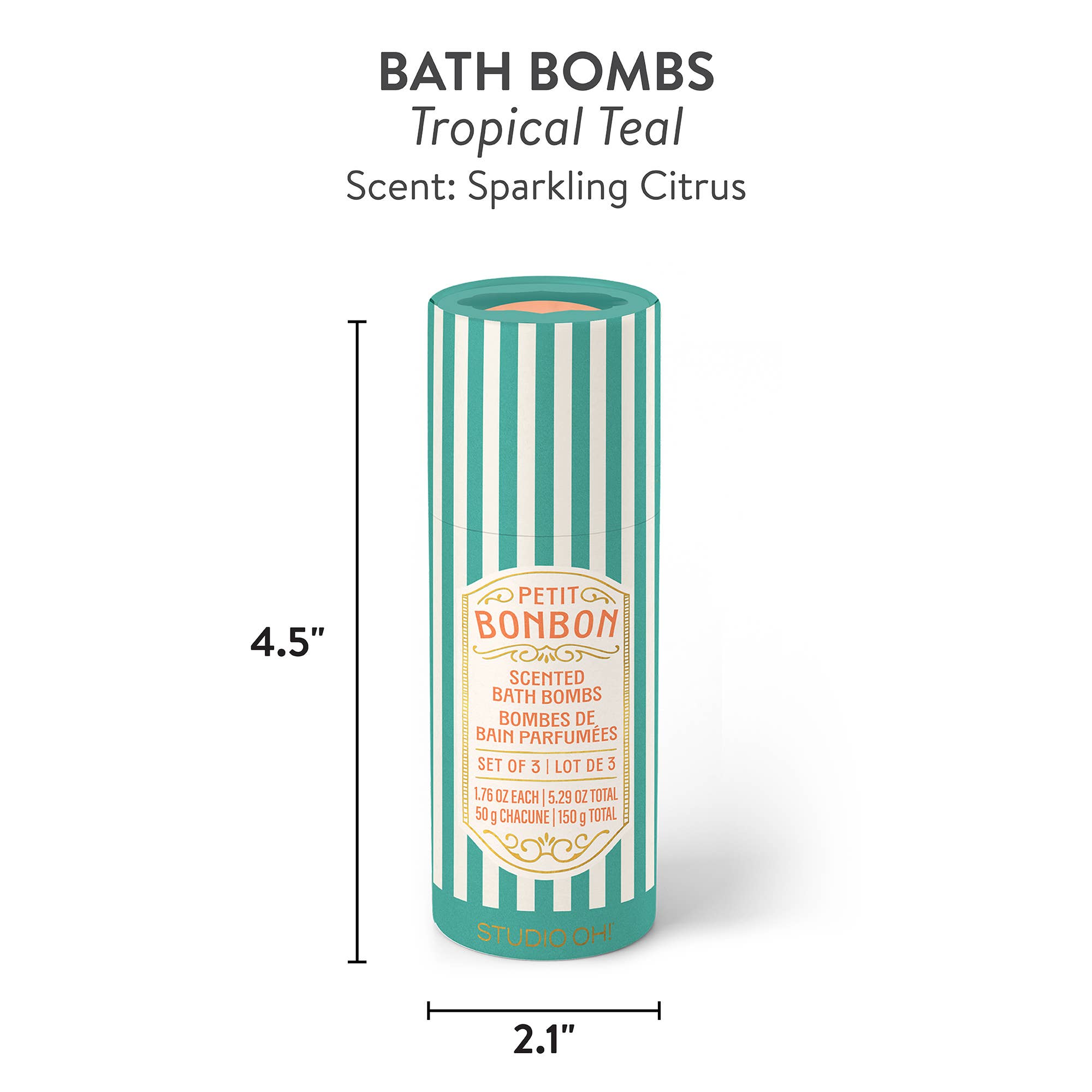 [Petit Bon Bon] Dreamy Teal Bath Bombs - The Pink Pineapple 850