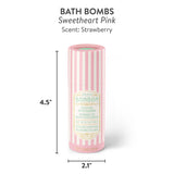 [Petit Bon Bon] Sweetheart Pink Bath Bombs - The Pink Pineapple 850