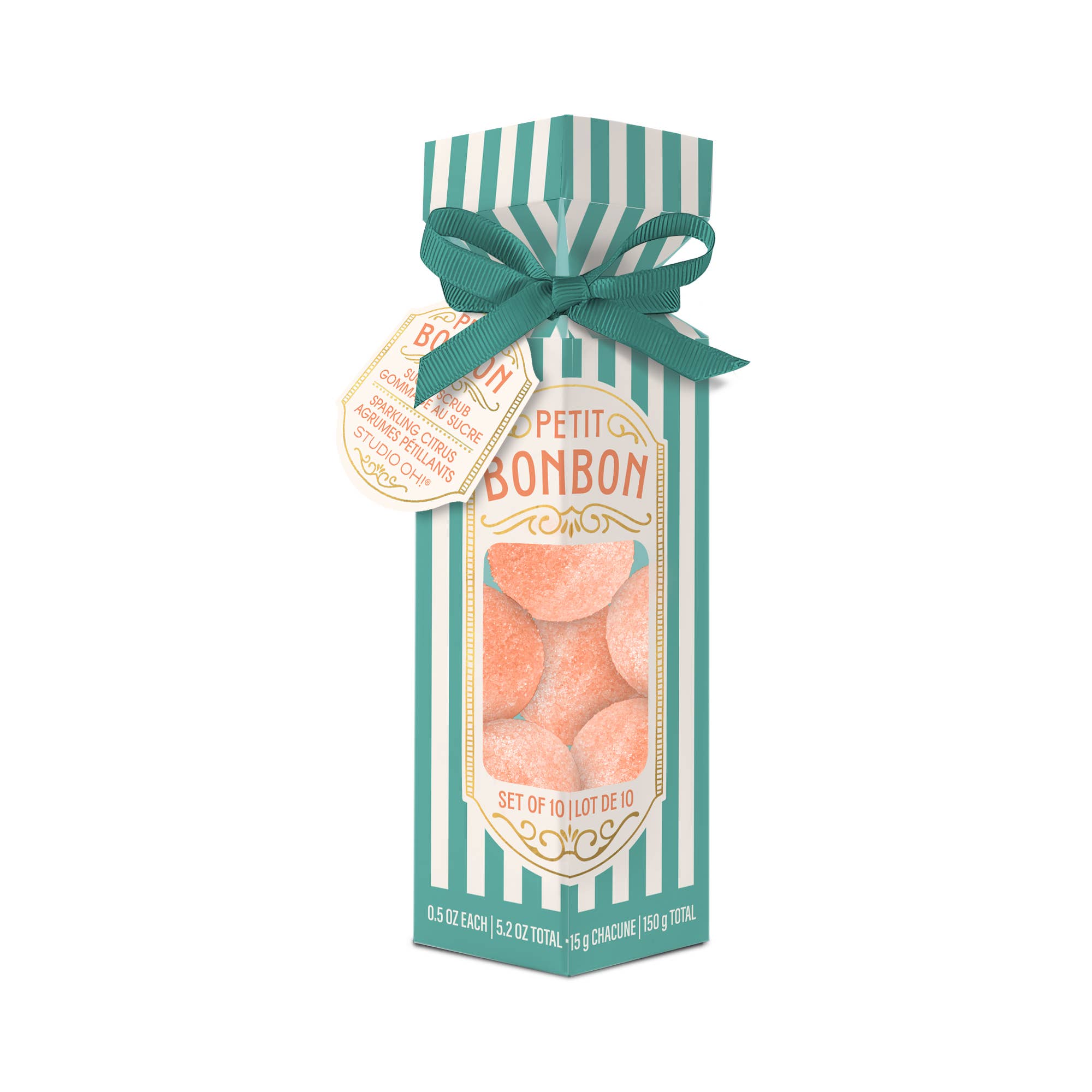 [Petit Bon Bon] Tropical Teal Sugar Scrub - The Pink Pineapple 850