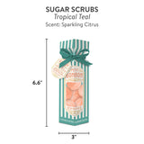 [Petit Bon Bon] Tropical Teal Sugar Scrub - The Pink Pineapple 850