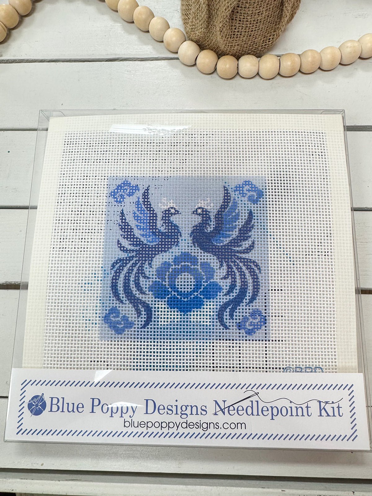Phoenix Pair Needlepoint Kit - The Pink Pineapple 850
