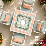 Pineapple Palm Mahjong Mat - The Pink Pineapple 850